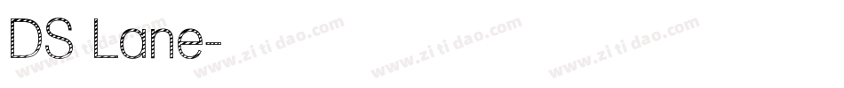 DS Lane字体转换
